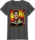 Women's Reading Heavyweight Pop Art Book Lover Retro Humor T-Shirt - Dark Heather Grey