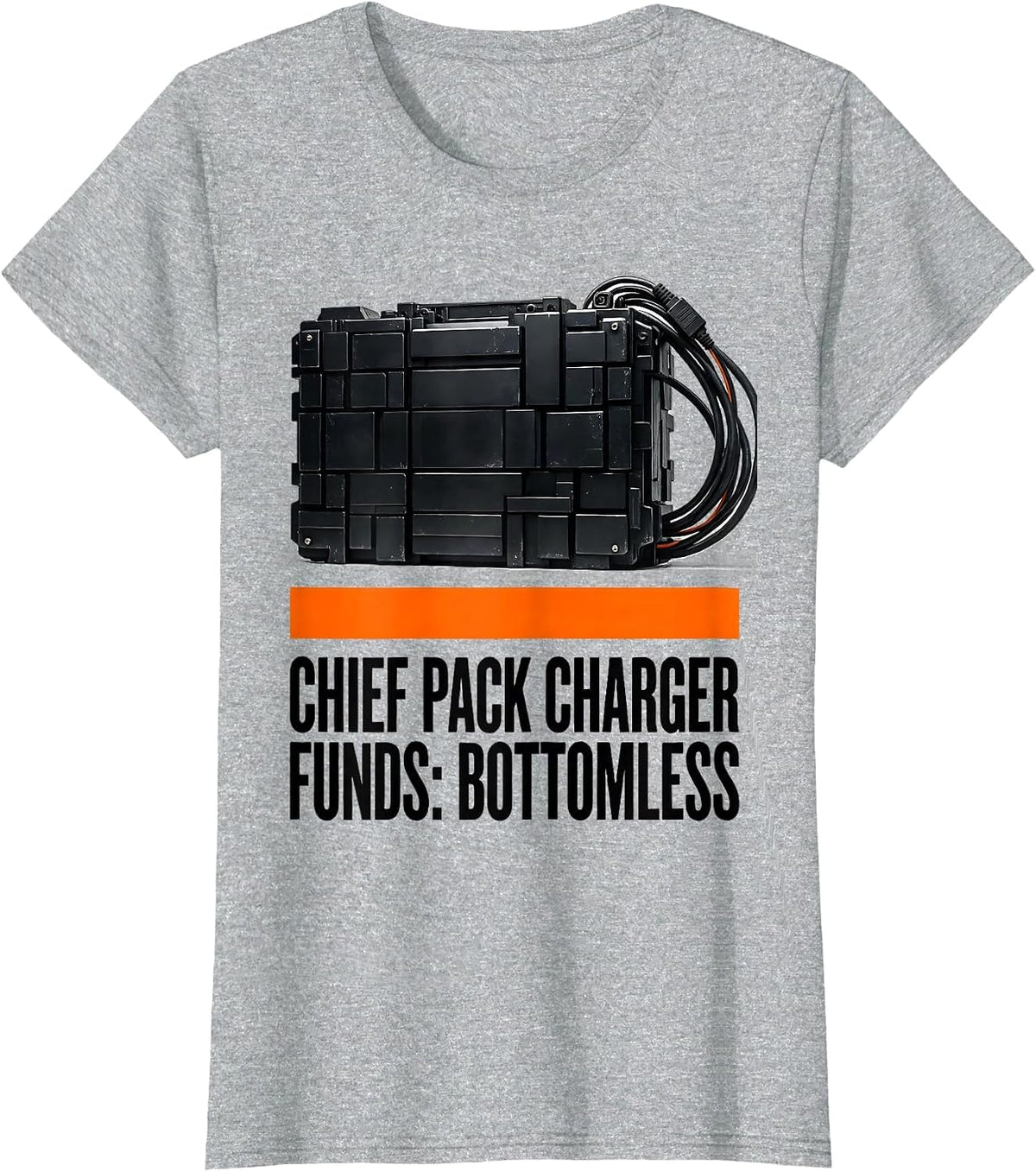 Chief Pack Charger Brutalist RC Car Racer Gift T-Shirt - Heather Grey