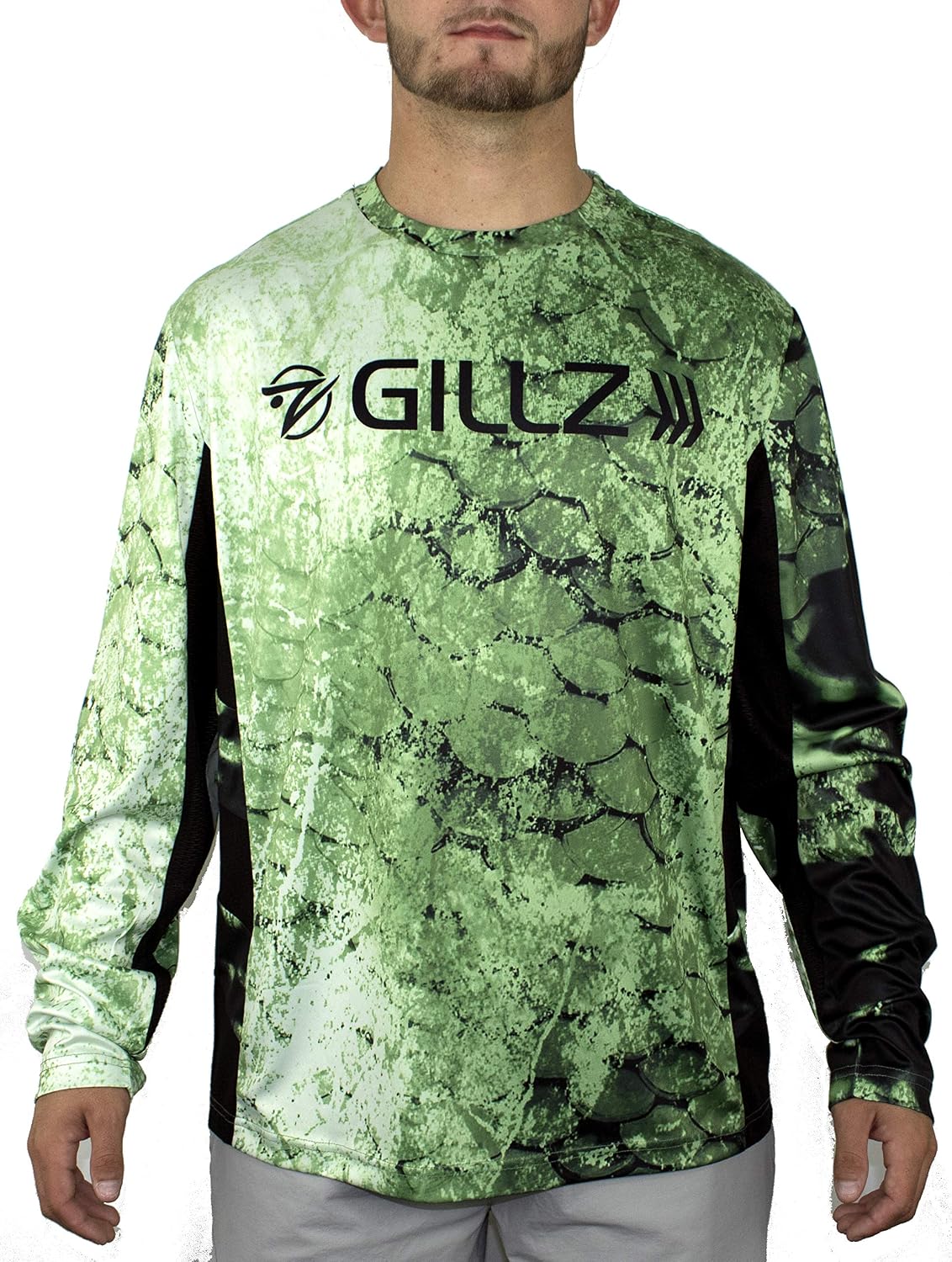 Gillz Men's Long Sleeve Waterman Series UV Fishing Shirt - UV Protection | Lightweight and Breathable | Moisture Wicking -