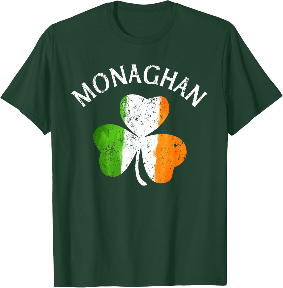 Monaghan Irish Family Name T-Shirt - Dark Green