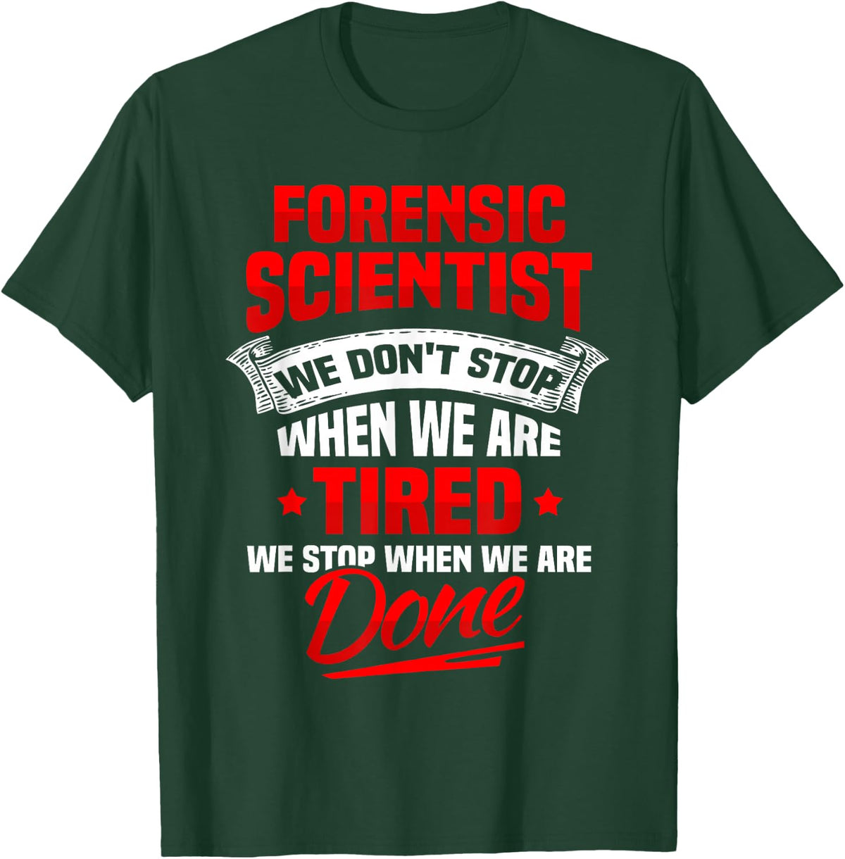 Kriminaltechnik Ermittler Forensics Criminology & Forensics T-Shirt - Dark Green