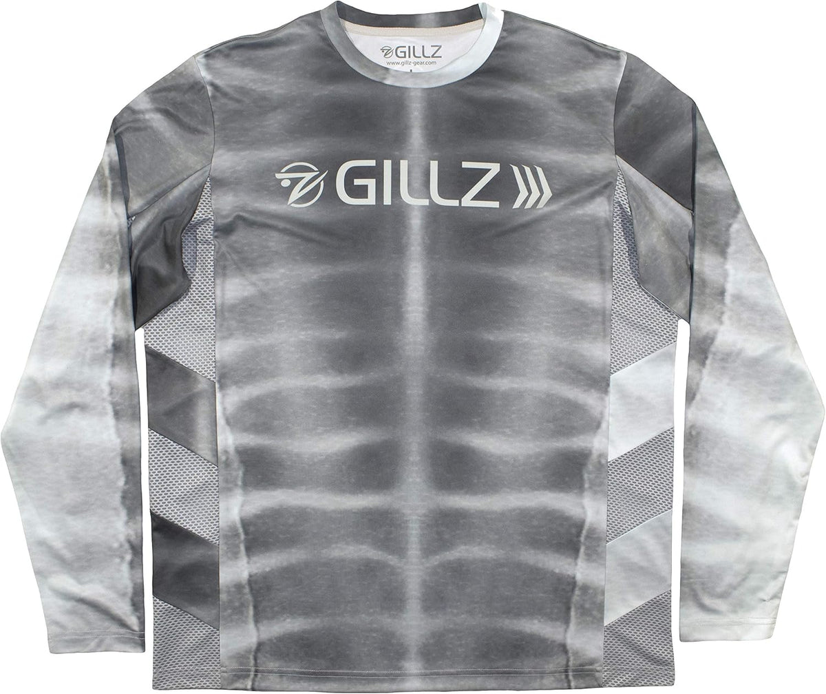 Gillz Men's Long Sleeve Waterman Series UV Fishing Shirt - UV Protection | Lightweight and Breathable | Moisture Wicking -