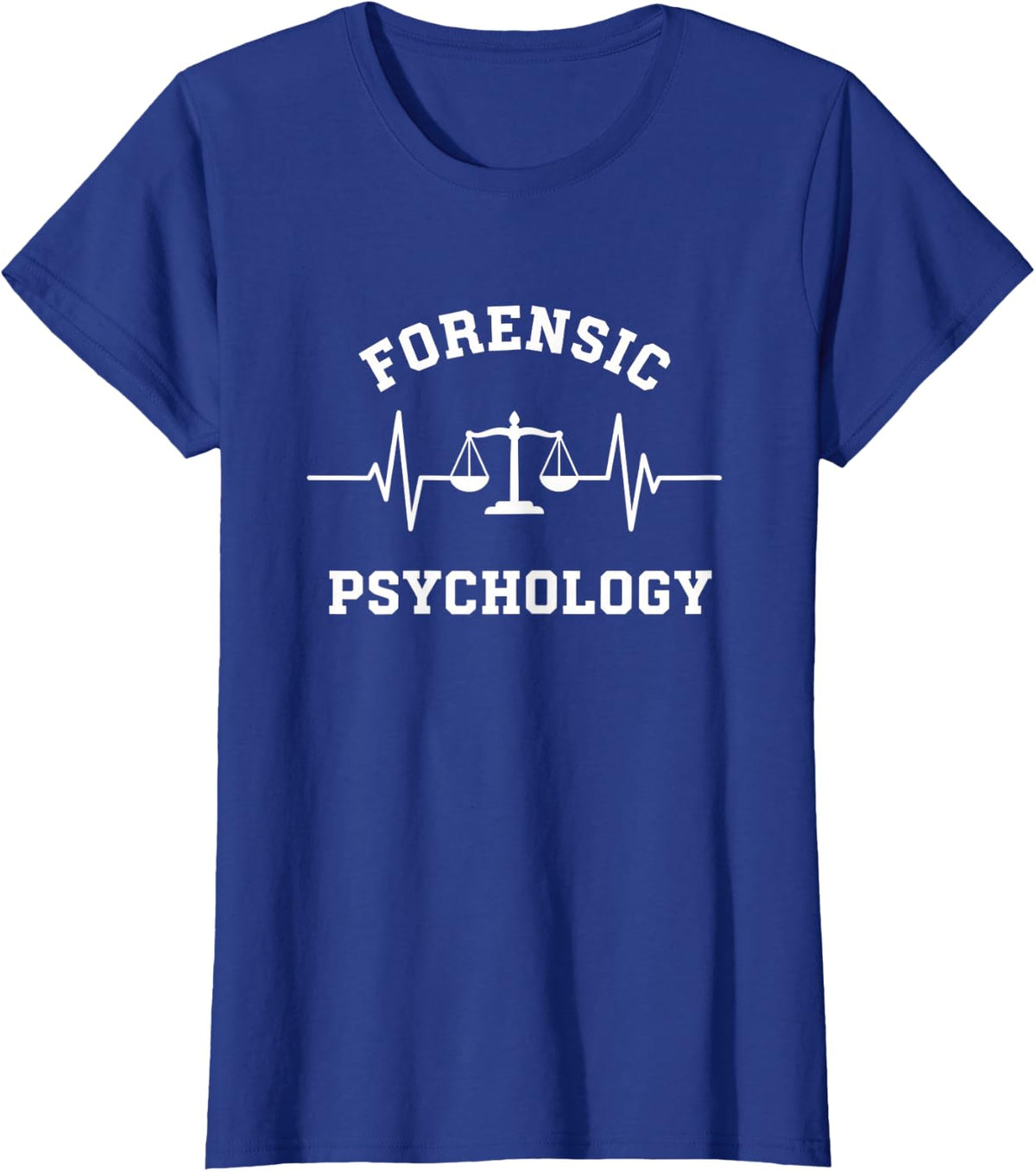 Forensic Psychology Forensic Science Law Student Crime T-Shirt - Royal Blue
