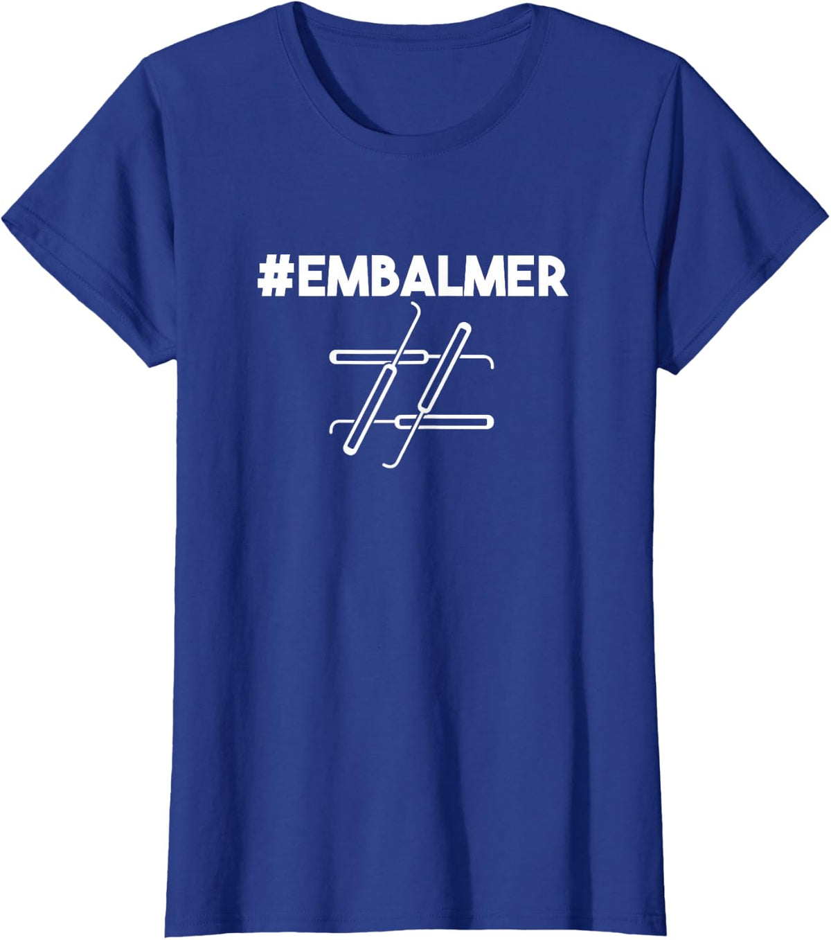 Embalmer Funeral Mortician Death Mortuary Mortician Gift T-Shirt - Royal Blue
