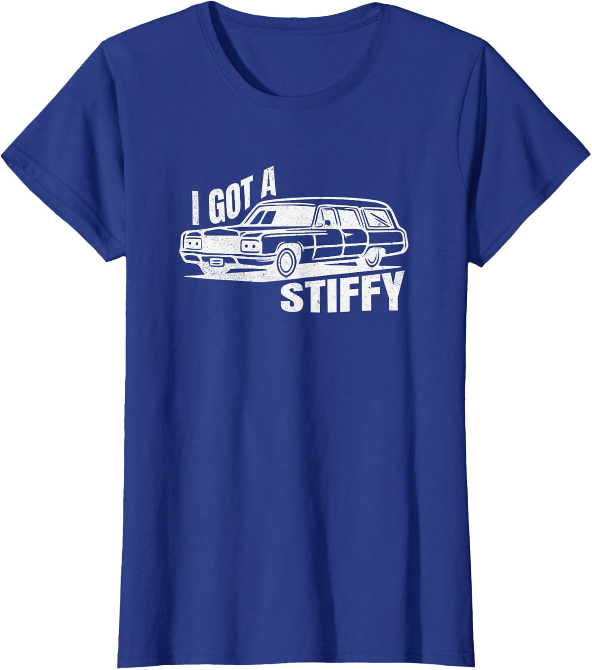 I Got A Stiffy, Funeral Director T-Shirt - Royal Blue