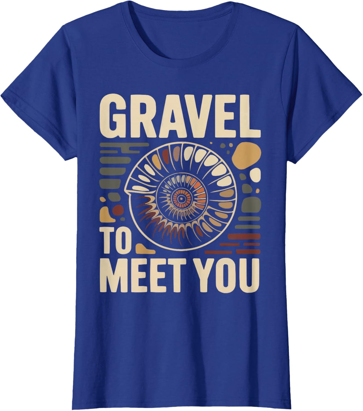 Fossil Hunting Future Paleontologist Dinosaur Bones T-Shirt - Royal Blue