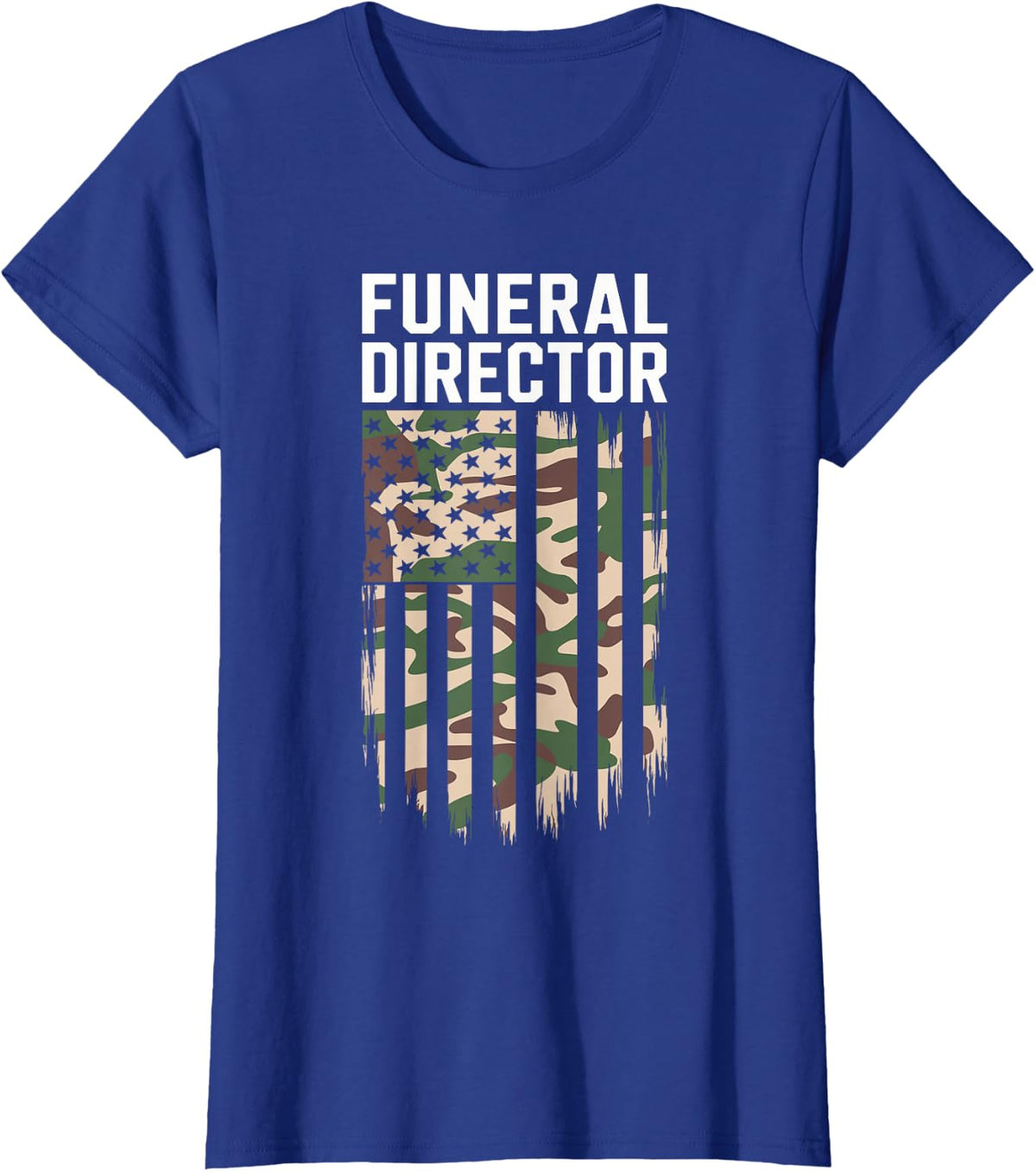 Camouflage T-Shirt - Royal Blue