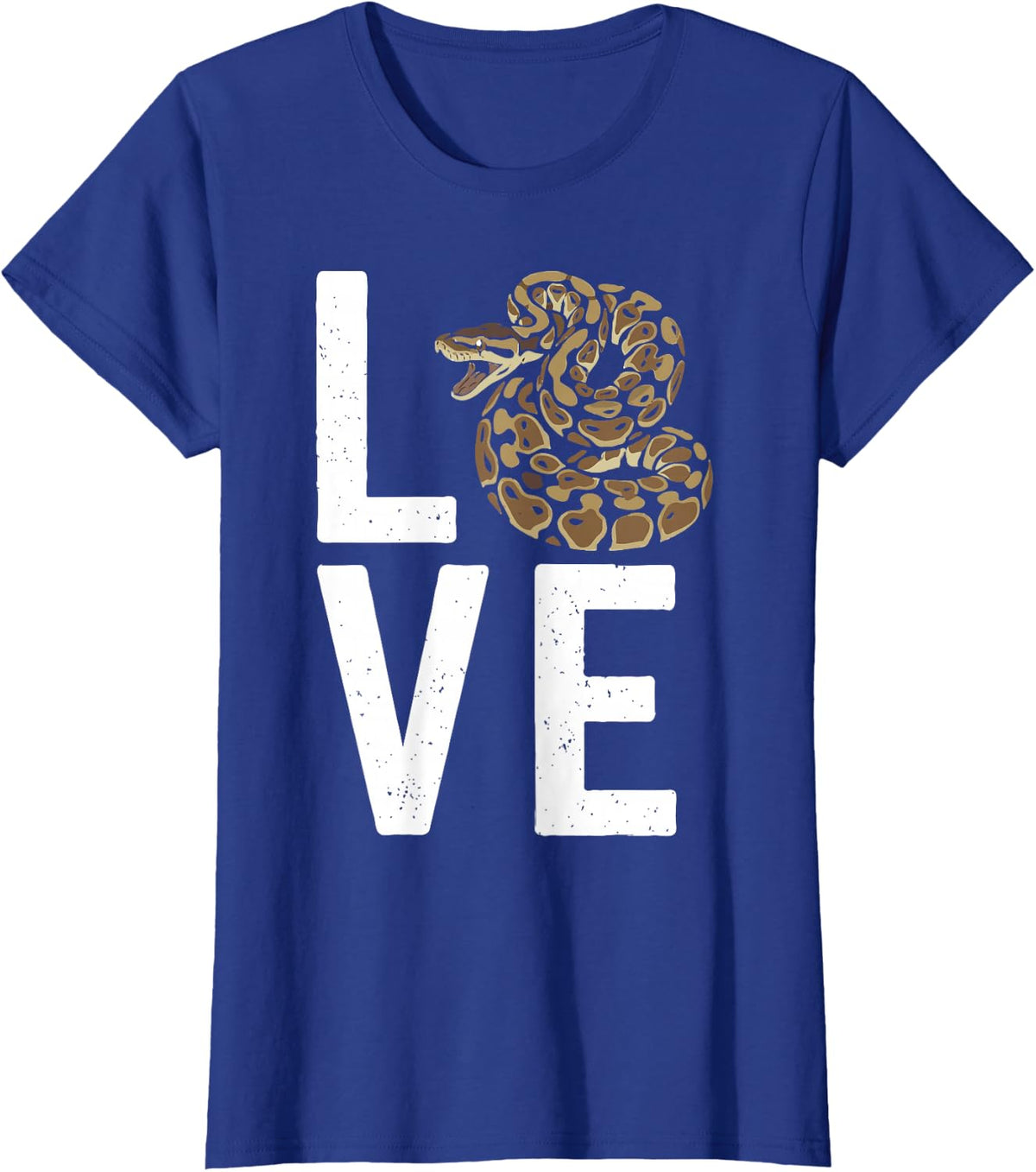Ball Python Lover Reptile Keeper Snake Love Owner Enthusiast T-Shirt - Royal Blue