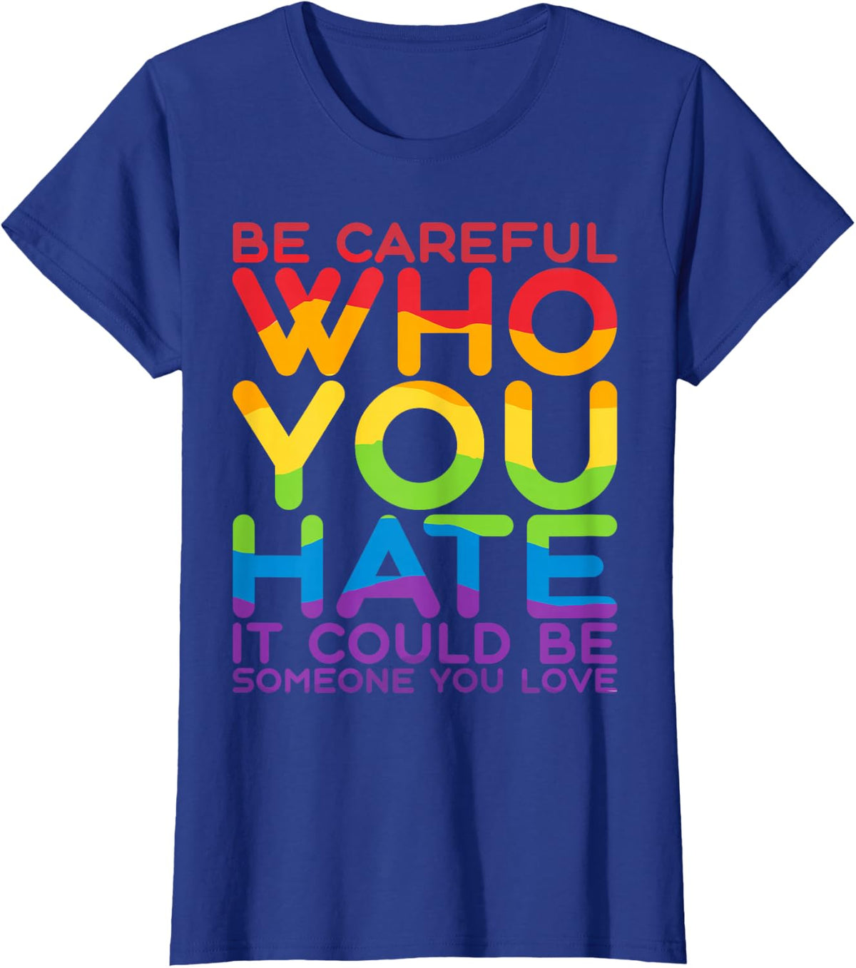 LGBTQIA Gay Pride Month Queer CSD Rainbow LGBT T-Shirt - Royal Blue