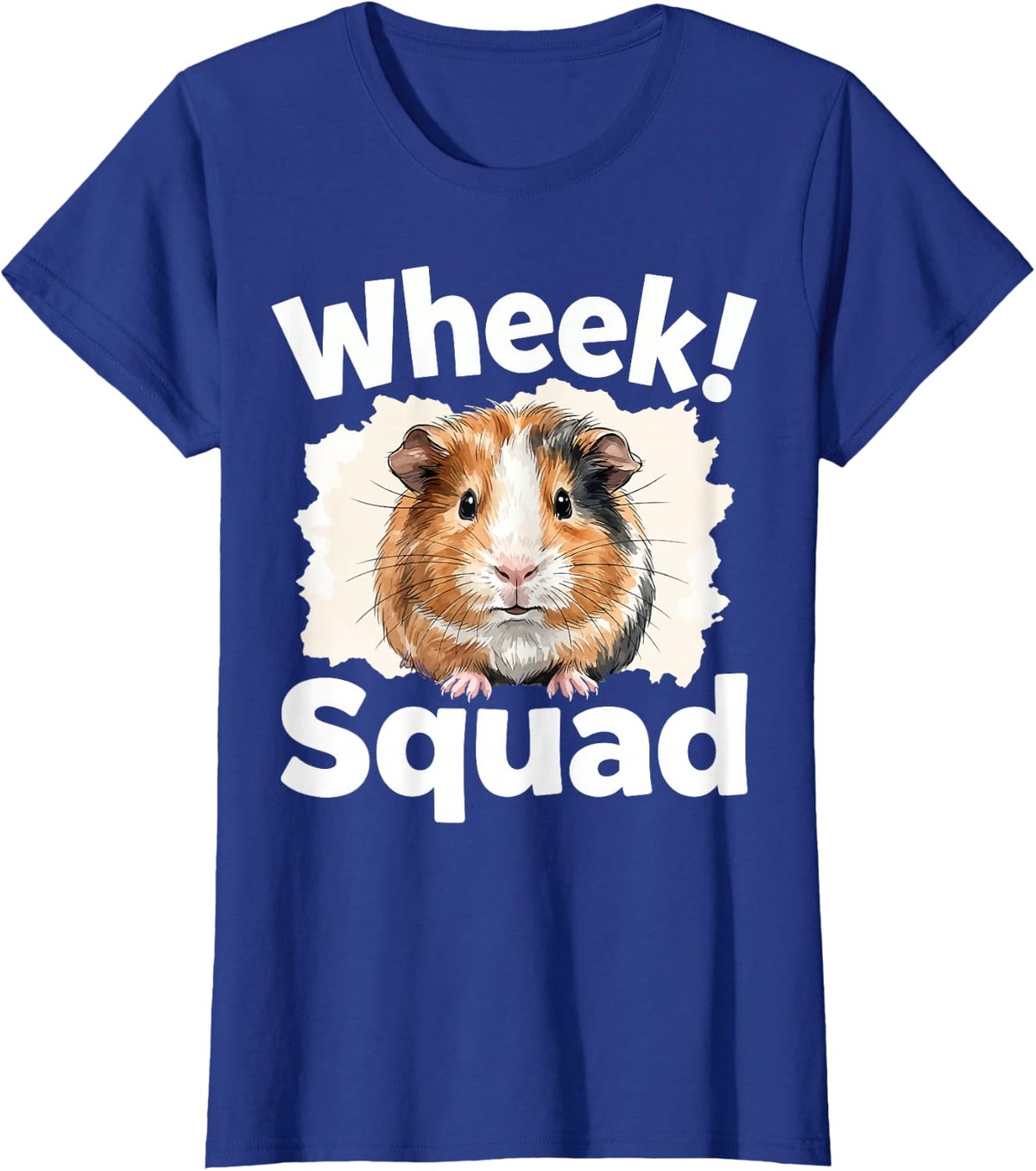 Wheek Squad Guinea Pig Veterinarian Small Animal Vet Tech T-Shirt - Royal Blue