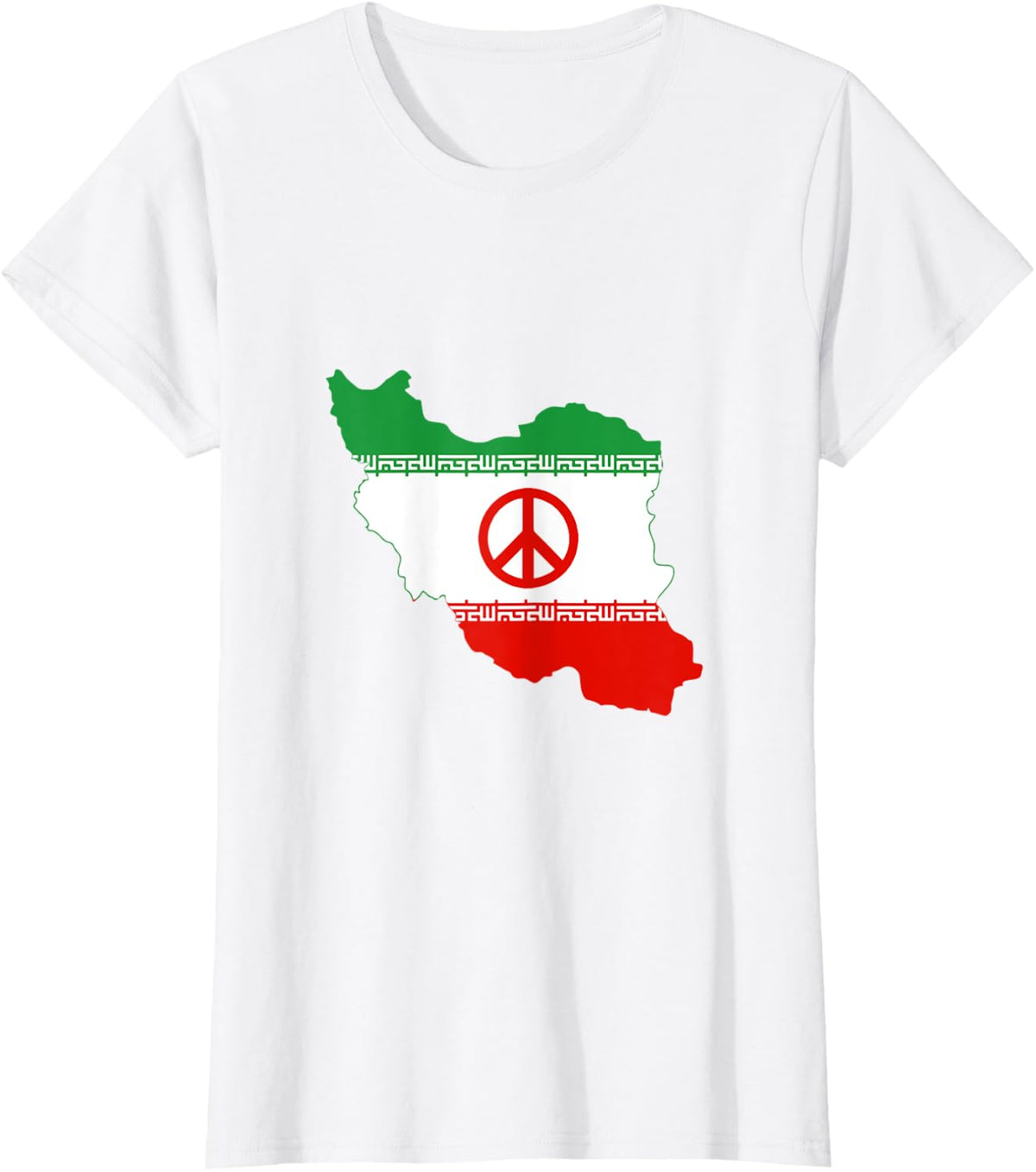 Peace in Iran - No War T-Shirt - White