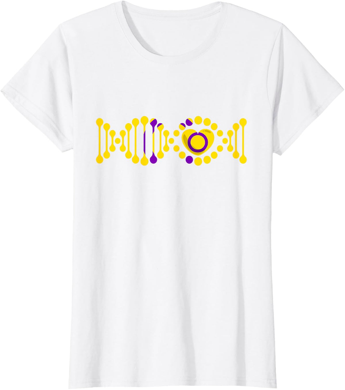 Vintage LGBT DNA The Intersex Flag Pride Month LGBT T-Shirt - White