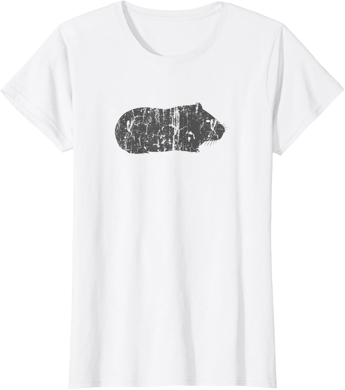 Guinea Pig Vintage Design - Guinea Pig Print T-Shirt - White