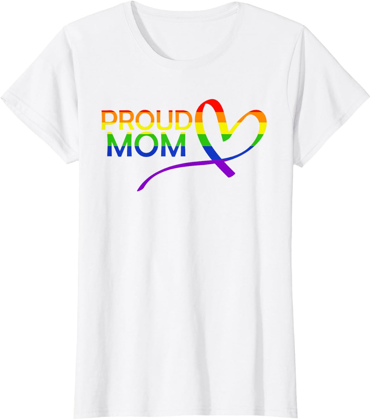 Gay Pride Queer Rainbow Mama Pride Month LGBT T-Shirt - White