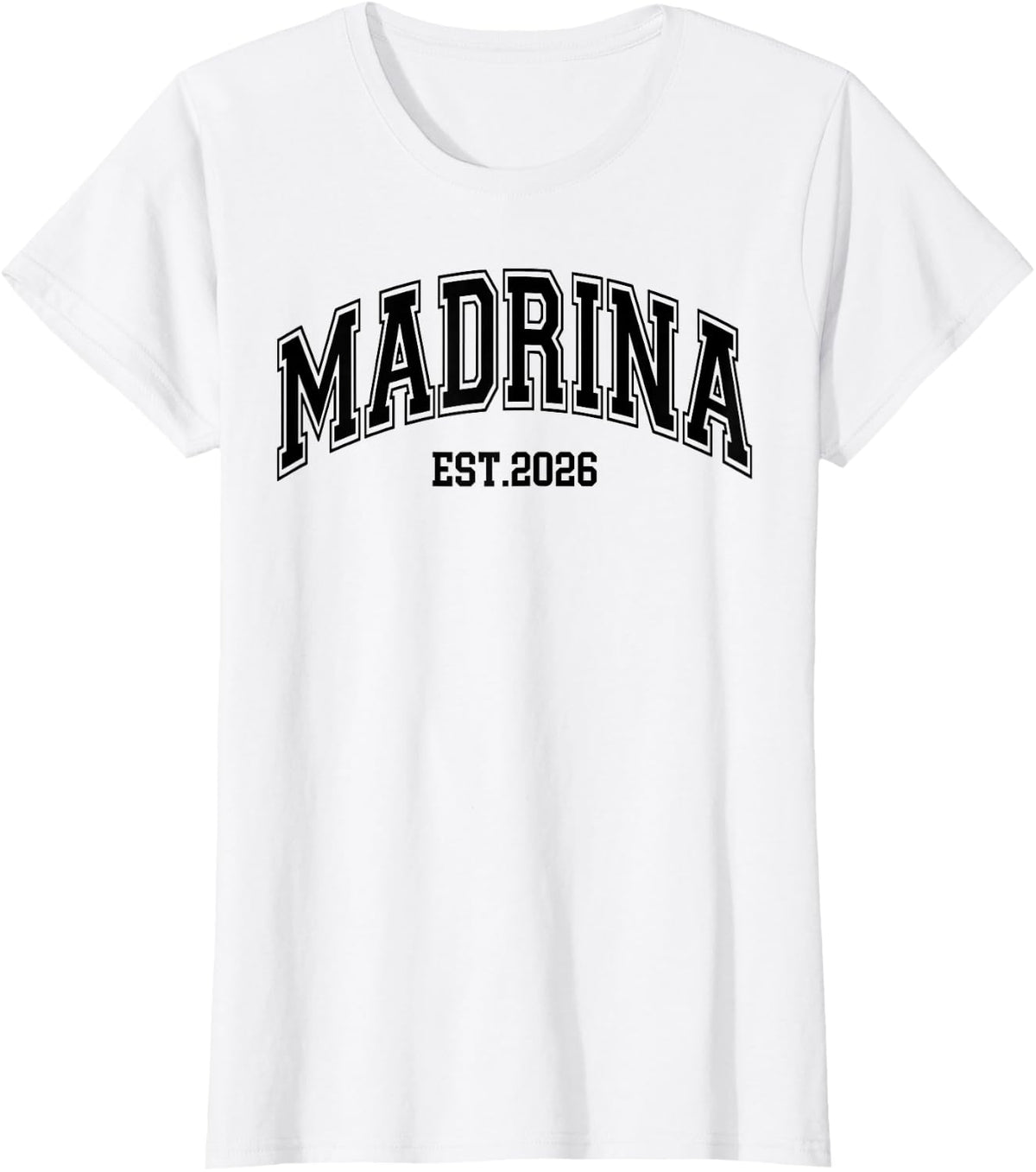 Madrina Proposal Est 2026 Godmother Matching Couple Shirts Spanish Padrino Tees T-Shirts - White