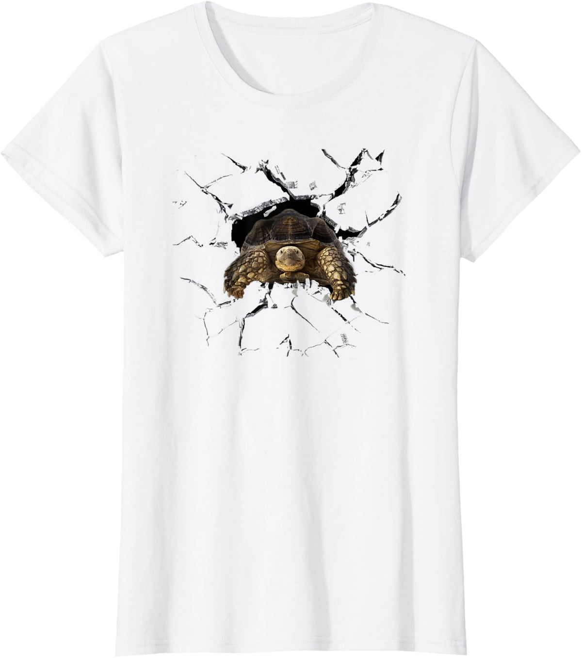 Tortoise Tshirt, Tortoise Shirt, Aldabra Tortoise T-Shirt - White