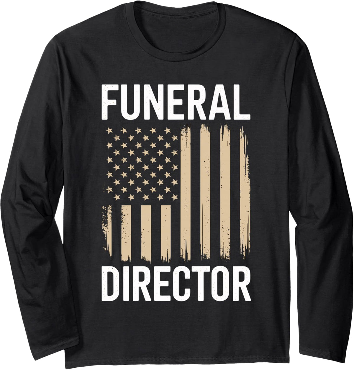 Vintage Long Sleeve T-Shirt - Adult Unisex Black