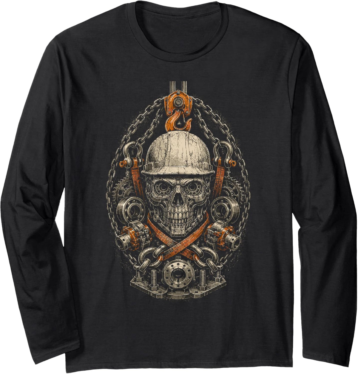 Millwright Long Sleeve T-Shirt - Adult Unisex Black