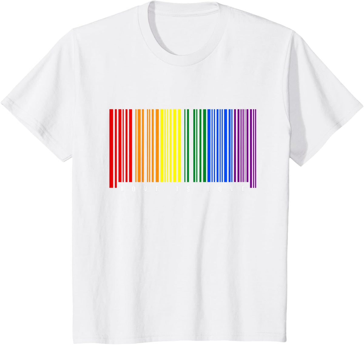 LGBTQ Gay Pride T-Shirt - White
