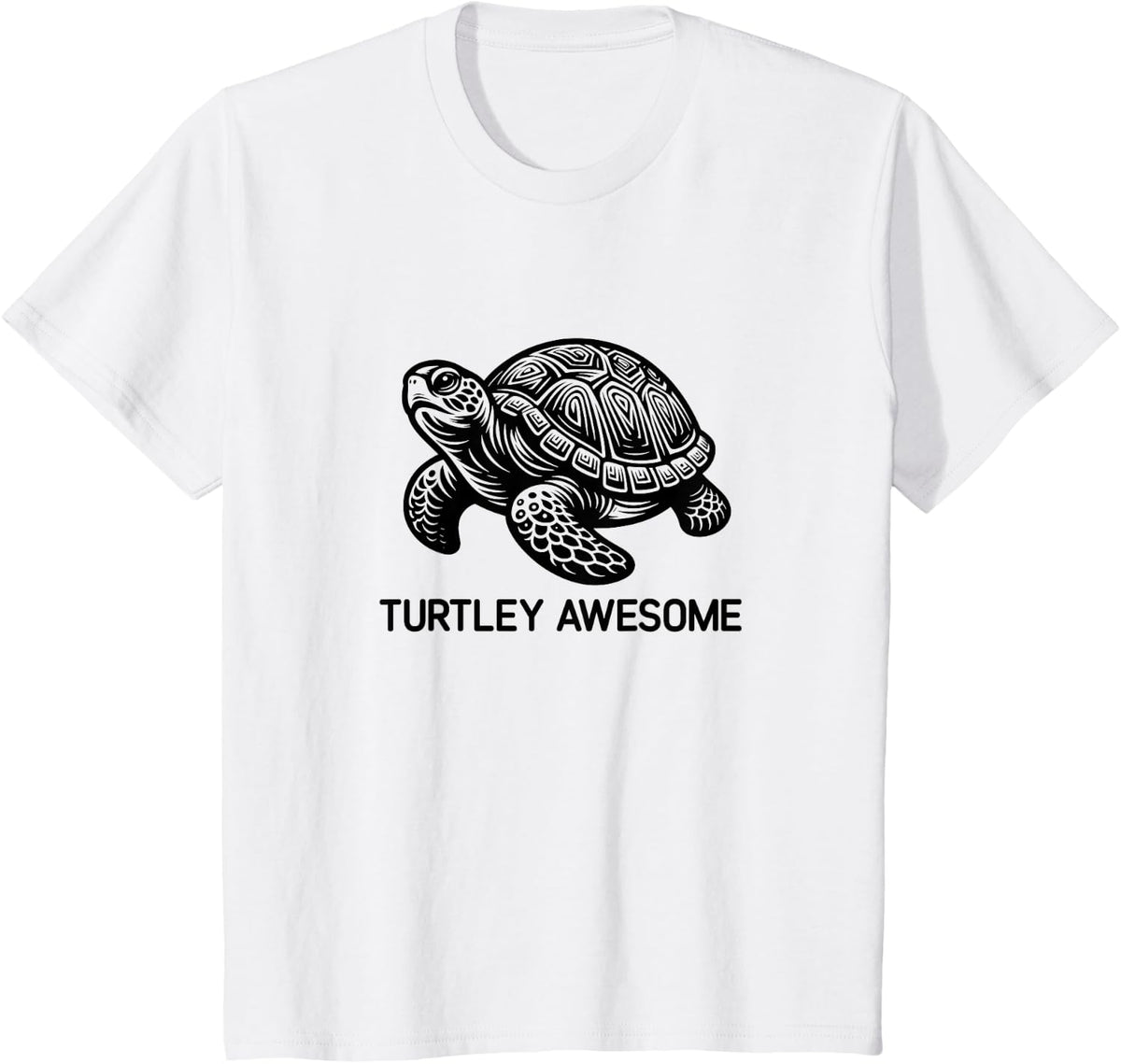 Turtle Turtley Awesome, Funny, Jokes, Sarcastic T-Shirt - White