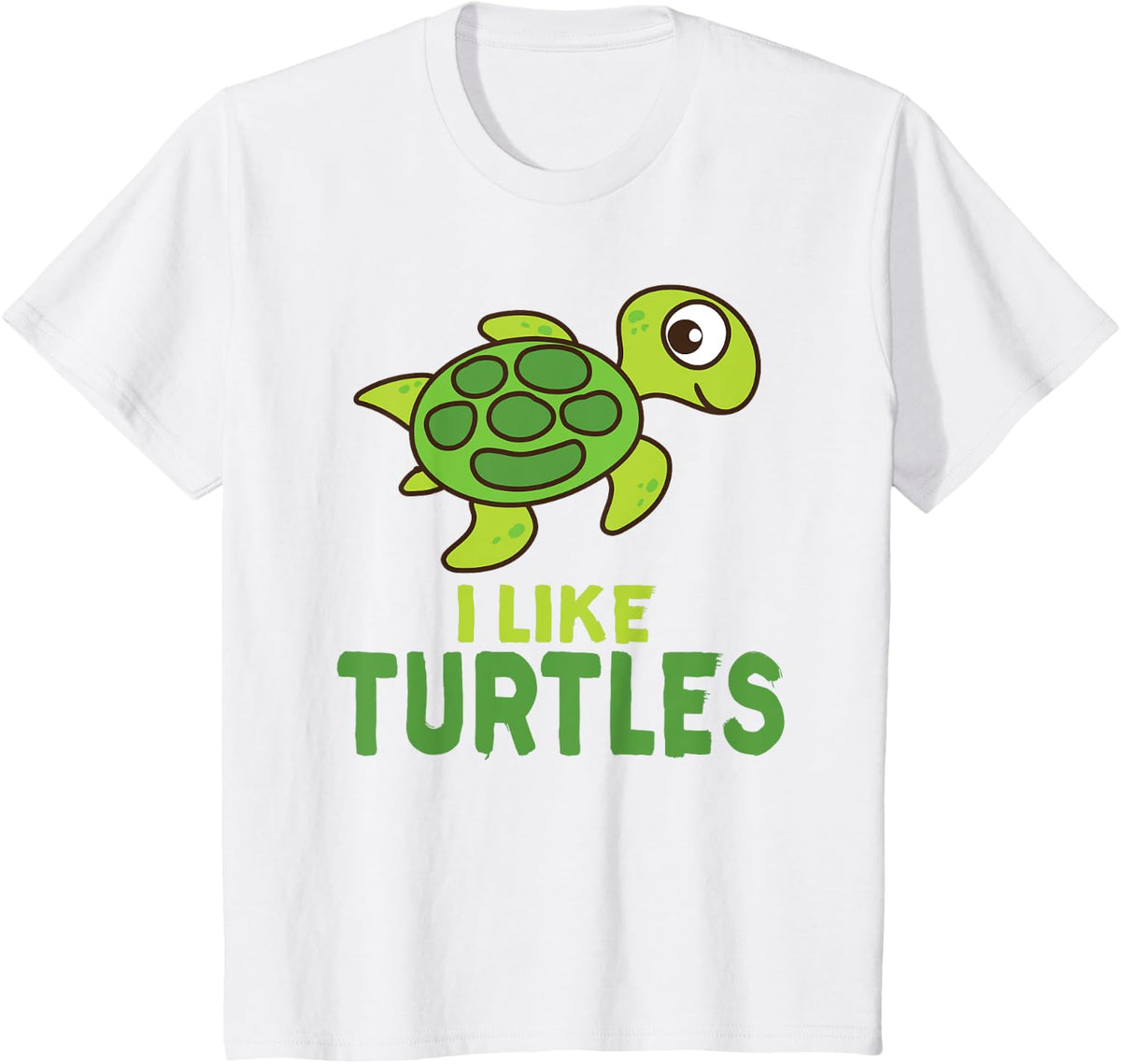 I Like Turtles Shirt | Cute I Love Tortoise T-shirt Gift T-Shirt - White