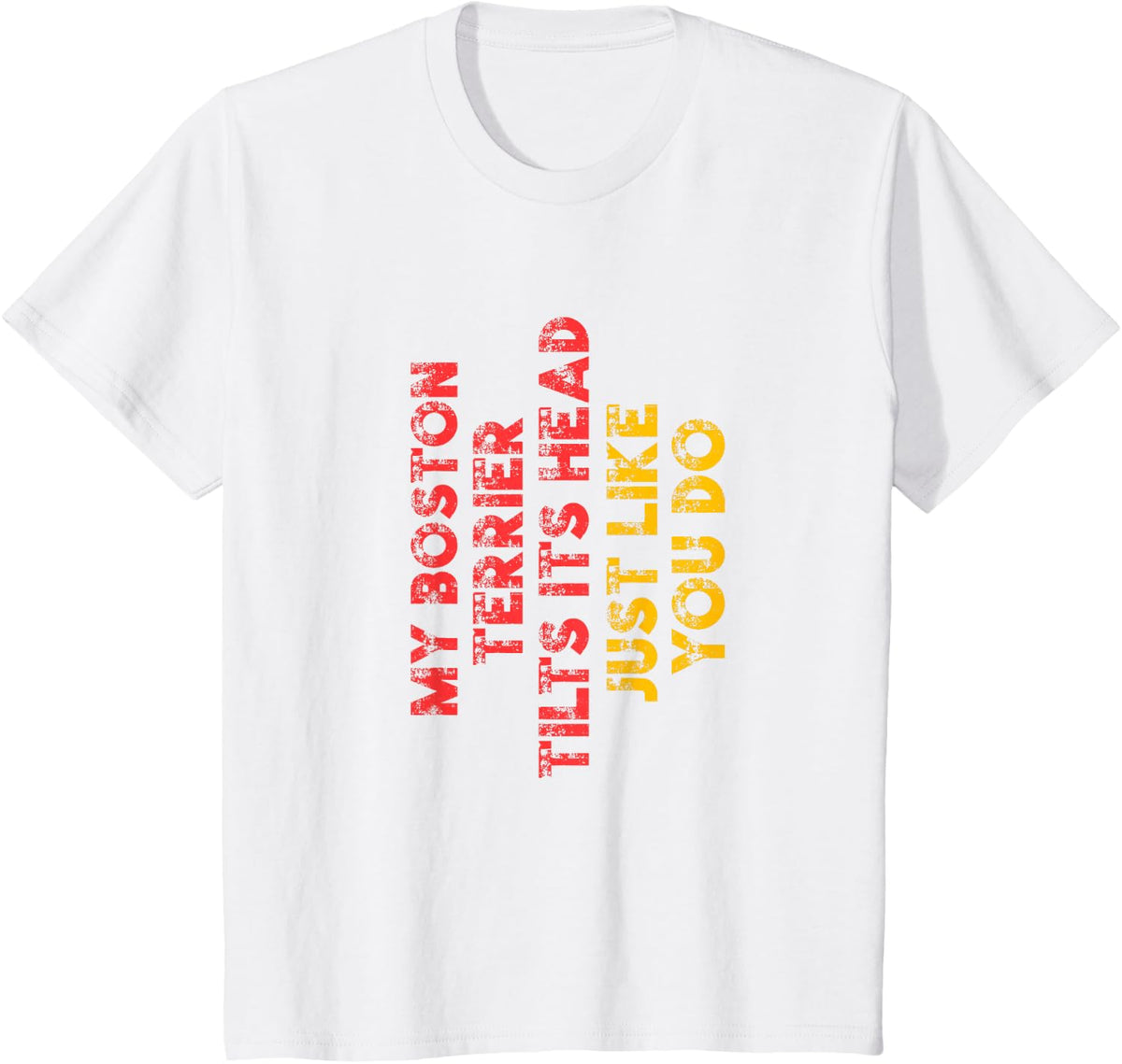 Boston Terrier Mom Dad Funny Dog Lover Owner Gift Women Men T-Shirt - White