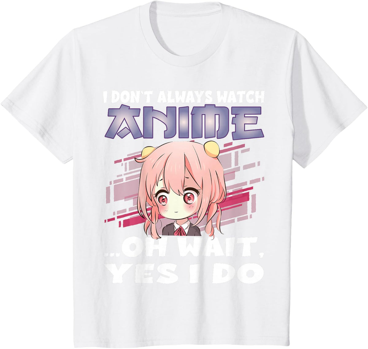 Watch Anime Girl Graphic Manga Anime Merch Japanese T-Shirt - White