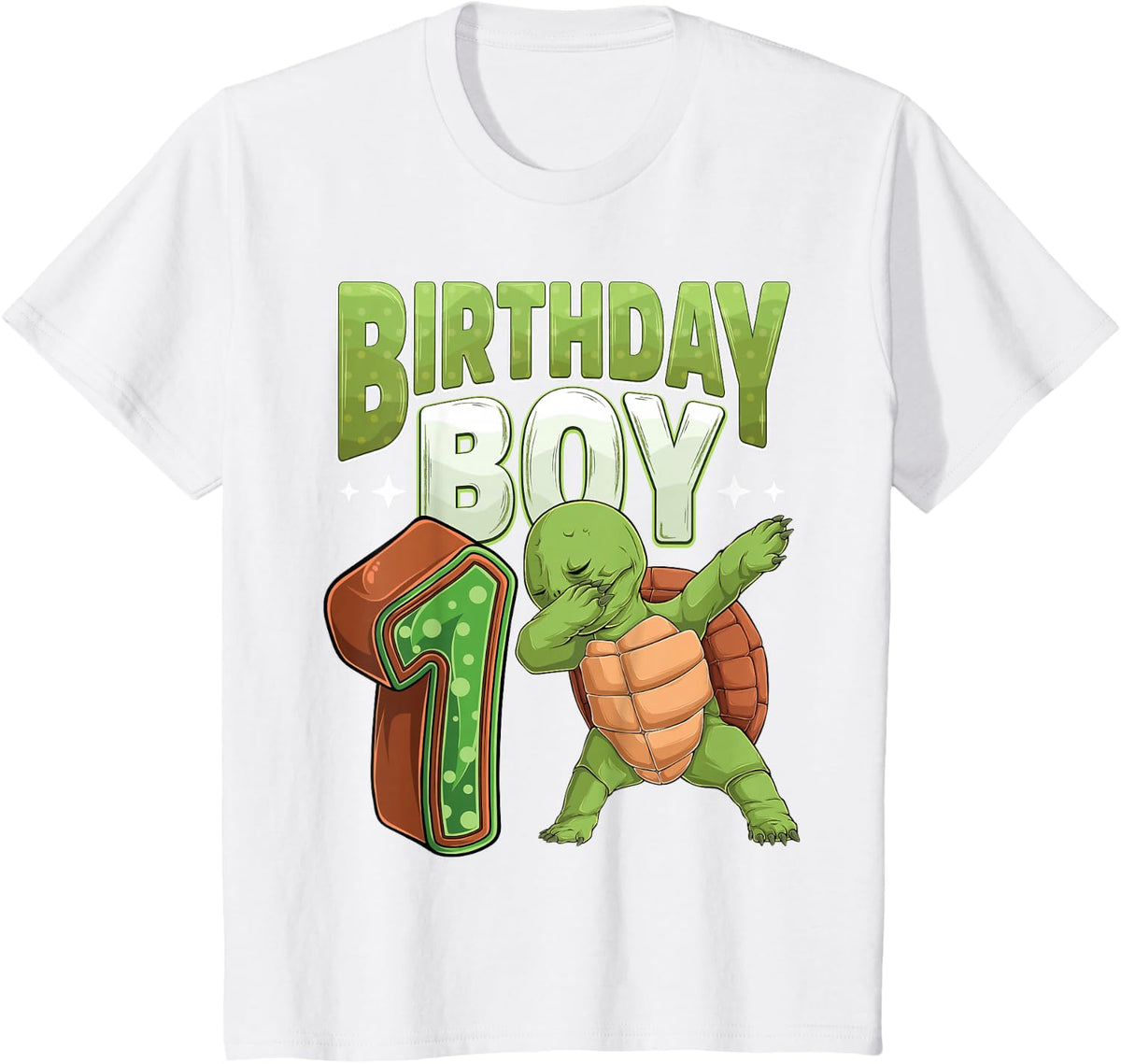 1 year old Turtle animal lovers 1st Birthday Boy T-Shirt - White