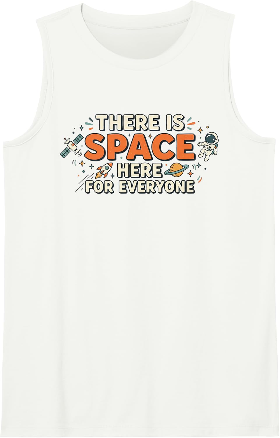 SPED Teacher Autism Support Sleeveless Tank Top - White