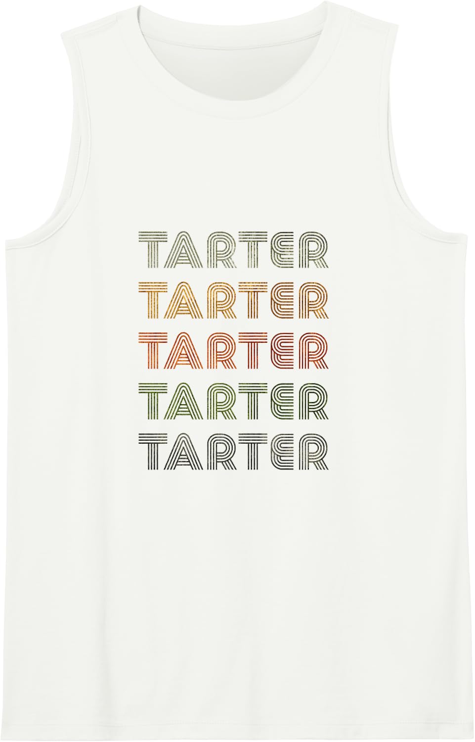Love Heart Black Vintage Grunge Tarter Tea Sleeveless Tank Top - White