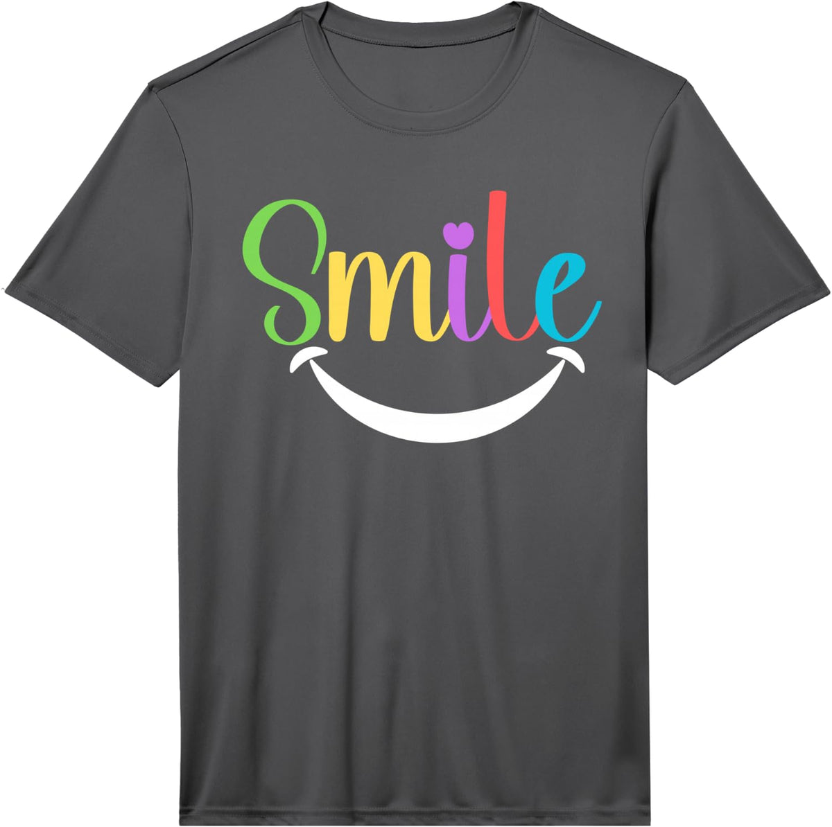 Smile Dental Vibes Men Women Dentist Oral Hygienist Dentists Performance T-Shirt - Asphalt Grey