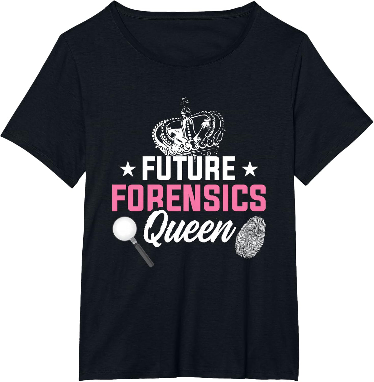 Future Forensics Queen - Medical Examiner T-Shirt - Black