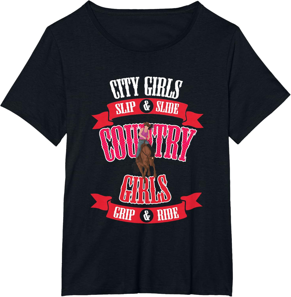 Country Girl Gifts I Farm Life Boho Graphic Country T-Shirt - Black