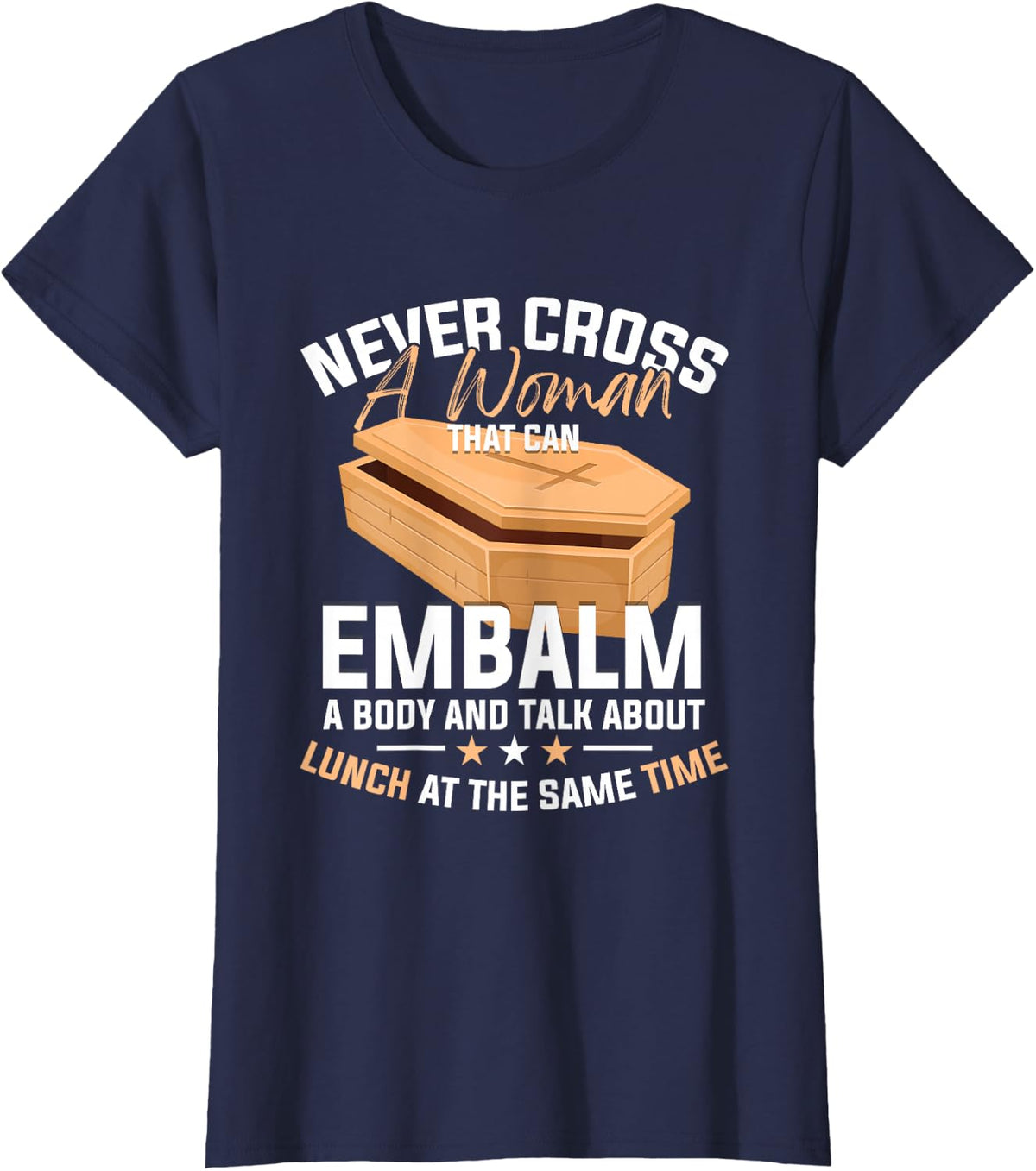 Corpse Undertaker Embalming a Corpse Embalmer T-Shirt - Navy Blue