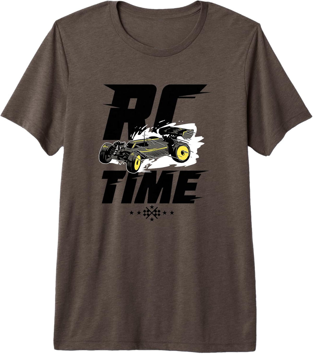 RC Car Racing Gift for an RC Racer Premium Tri-Blend T-Shirt - Brown