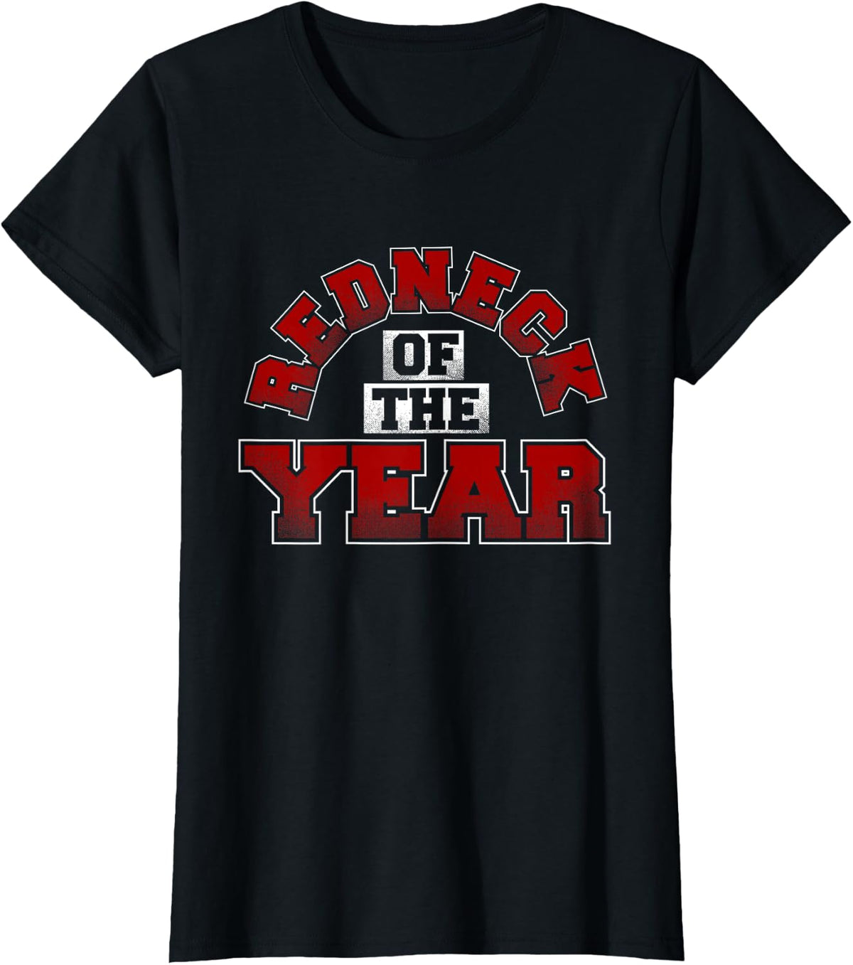 Redneck of the Year Award Winner T-shirt - Black