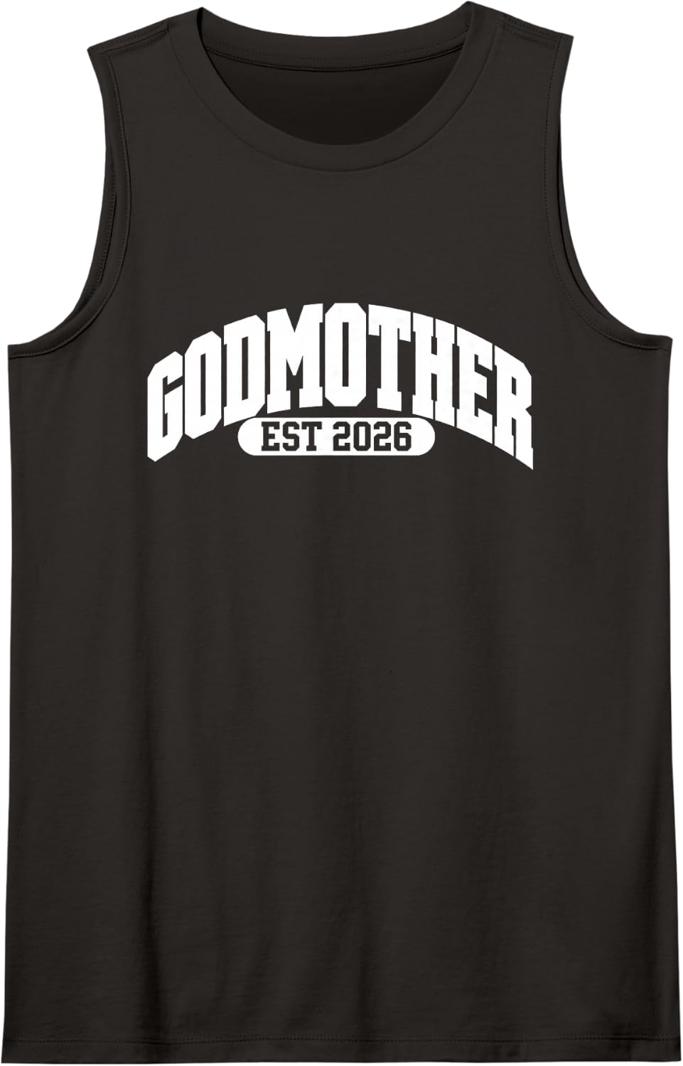 Godmother Est 2026 Sleeveless Tank Top - Black