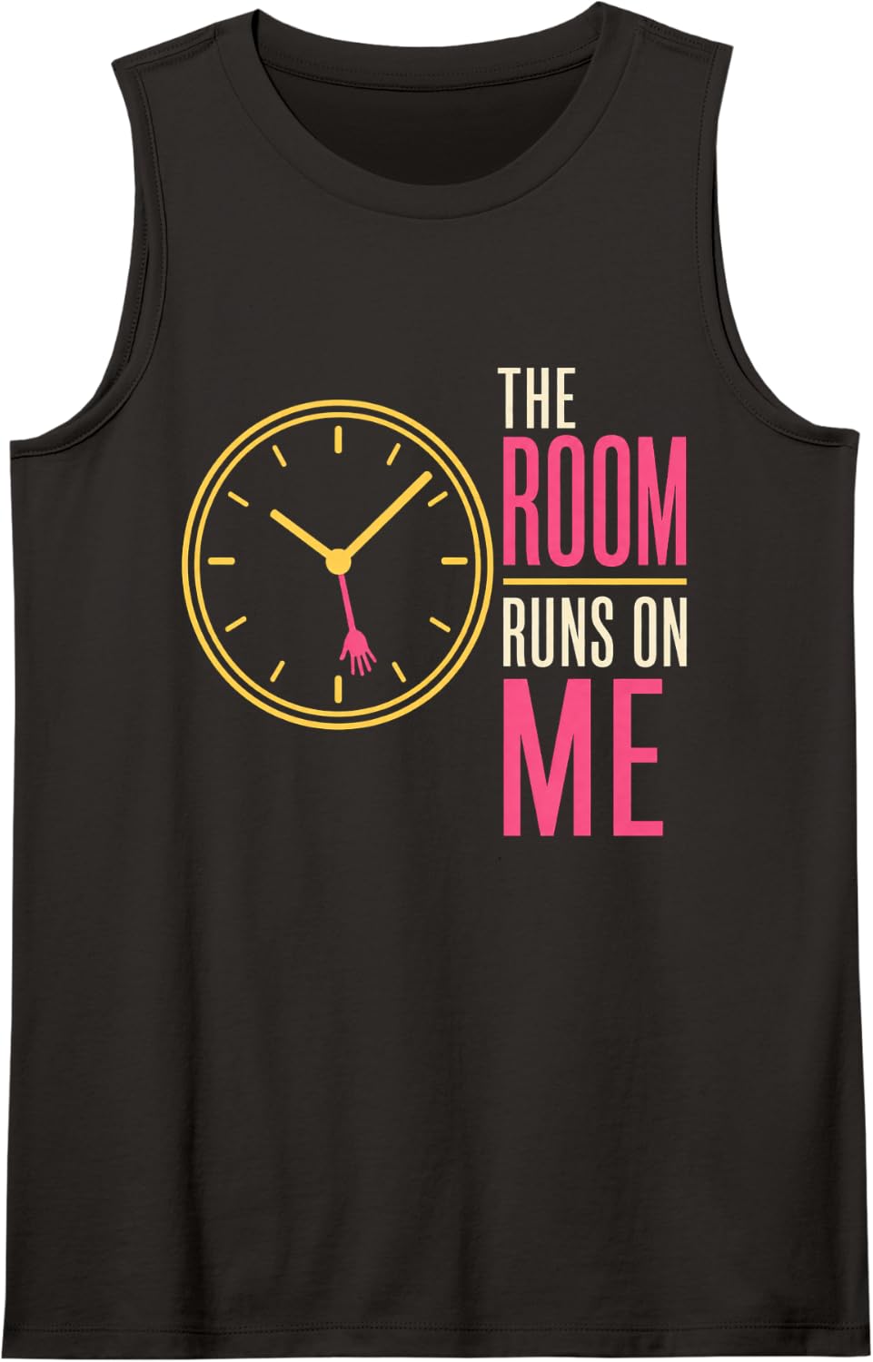 Runs On Me Paraprofessional para Teacher Aide Sleeveless Tank Top - Black