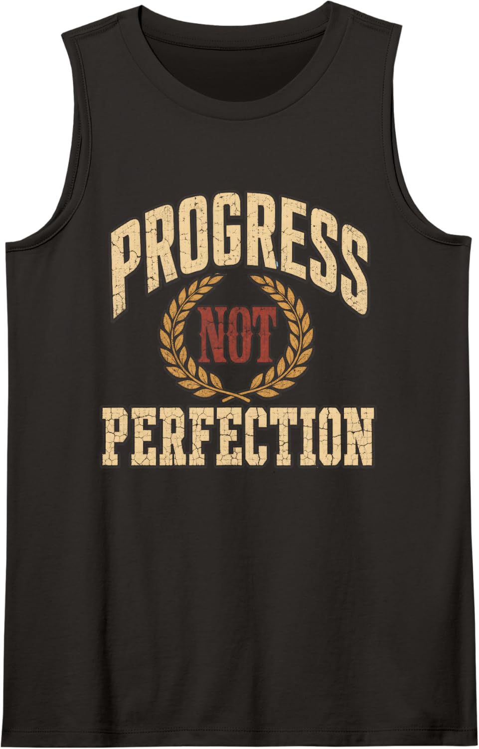 Progress Not Perfection Sped Paraprofessional Sleeveless Tank Top - Black