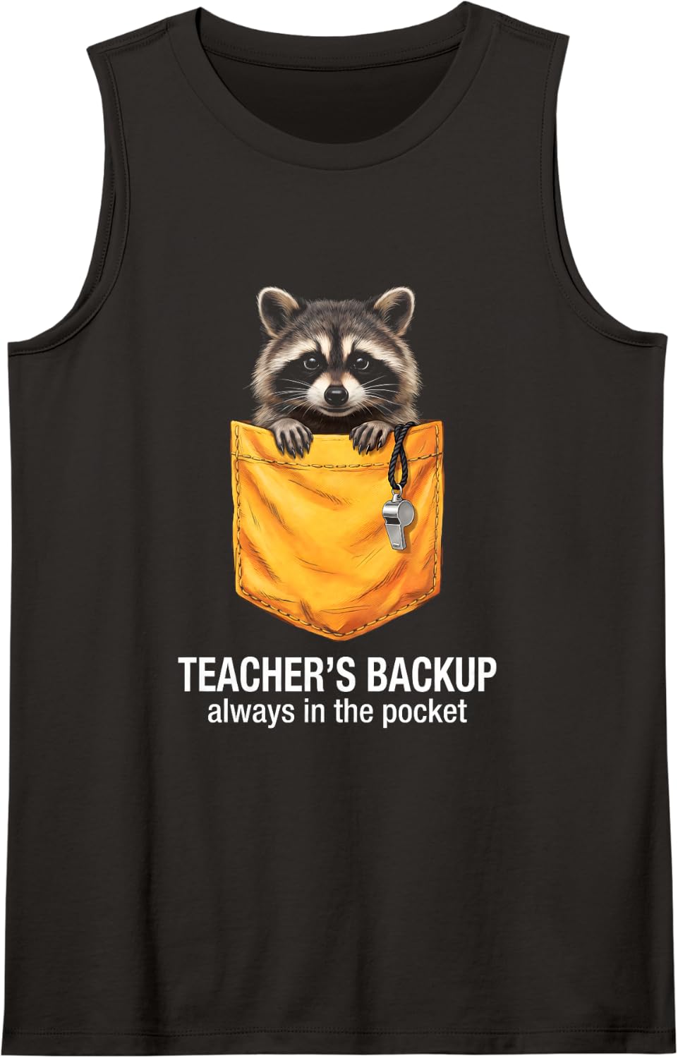 Classroom Sleeveless Tank Top - Black