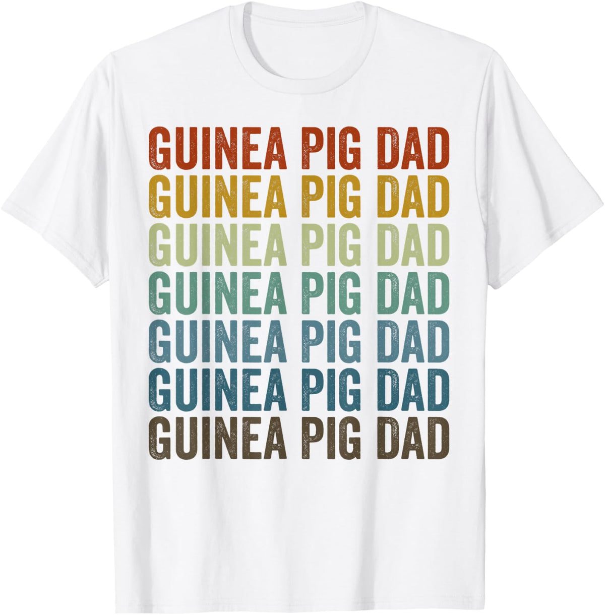Guinea Pig Dad Guinea Pig Dad T-Shirt - White