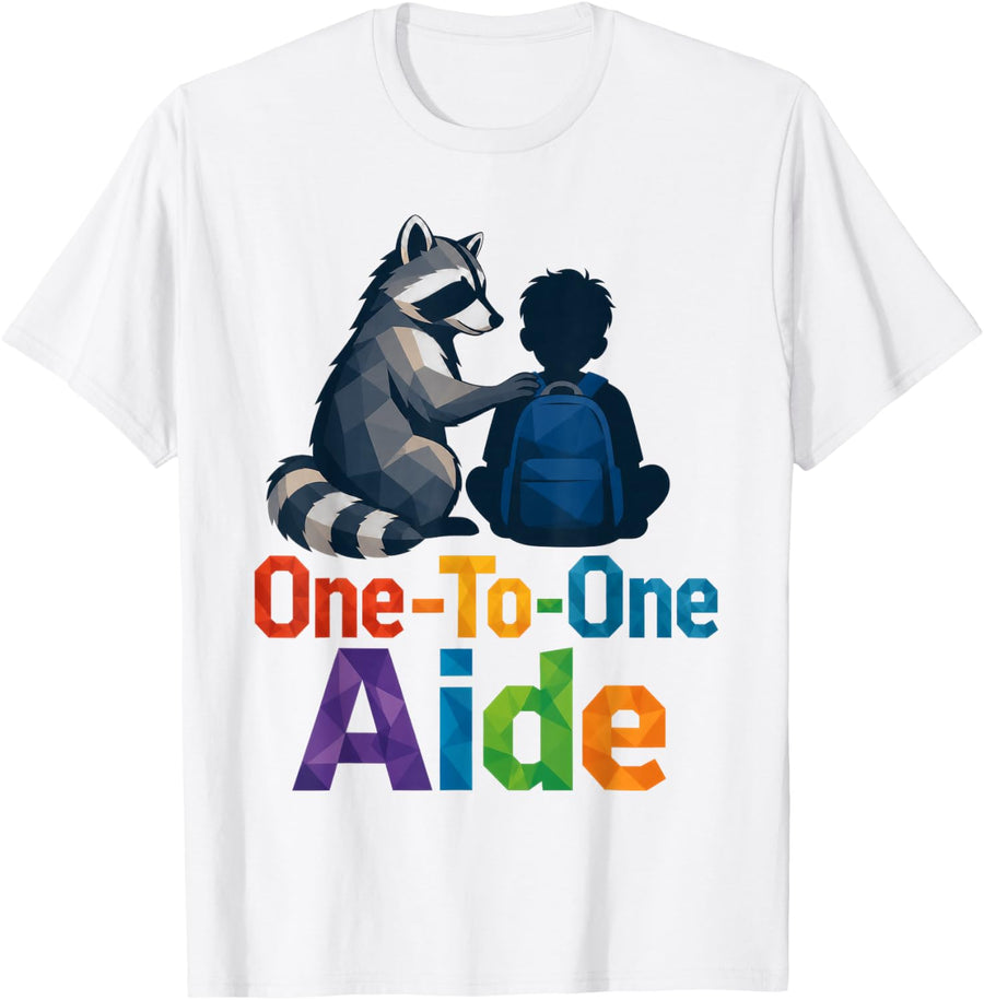One-to-One Aide Paraprofessional T-Shirt - White
