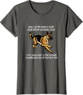 Funny German Shepherd T-Shirt - Asphalt Grey