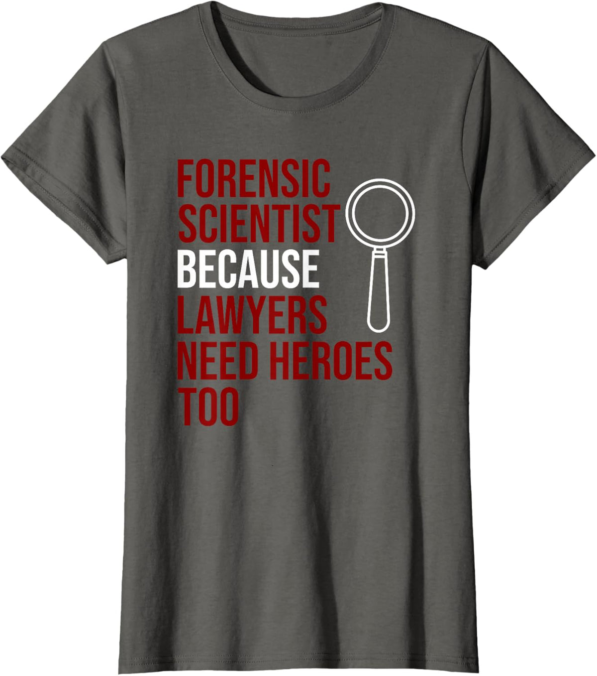 Forensics Forensic Medicine DNA Trace Protection – Forensic T-Shirt - Asphalt Grey