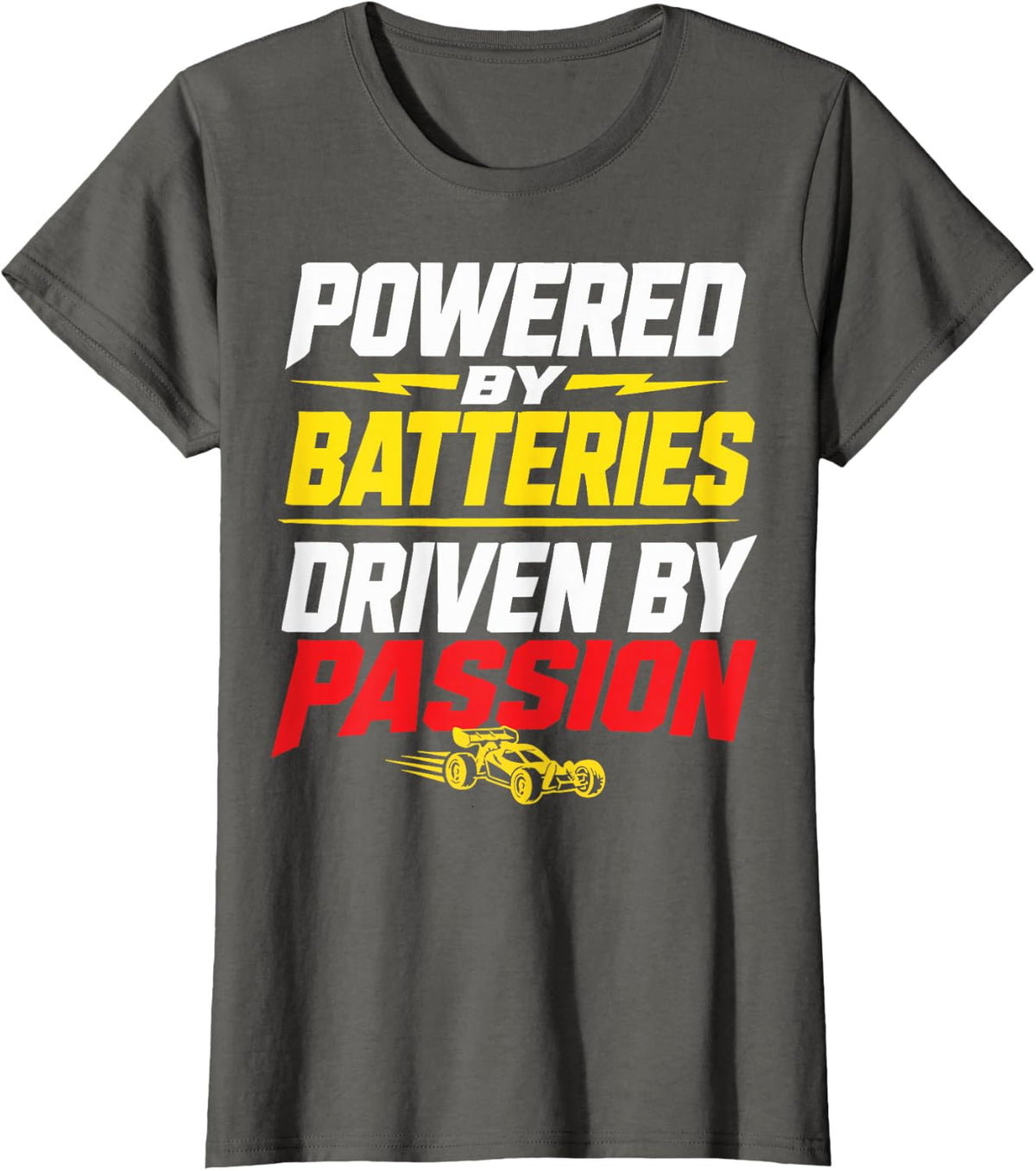 RC Car Racing Lover Remote Control Racer T-Shirt - Asphalt Grey