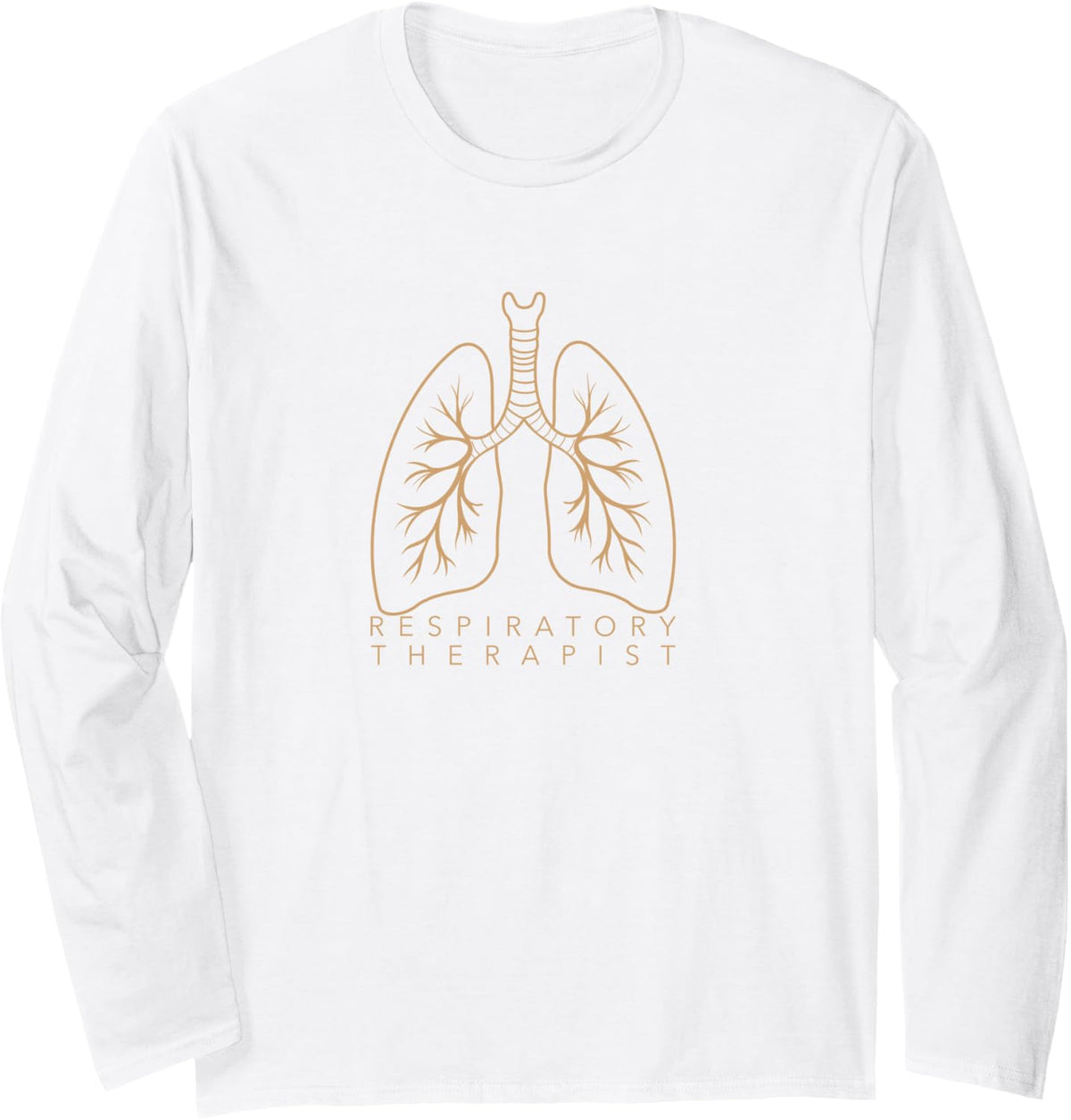 Respiratory Care Week 2026 Every Breathe We are There RT Long Sleeve T-Shirt - Adult Unisex White