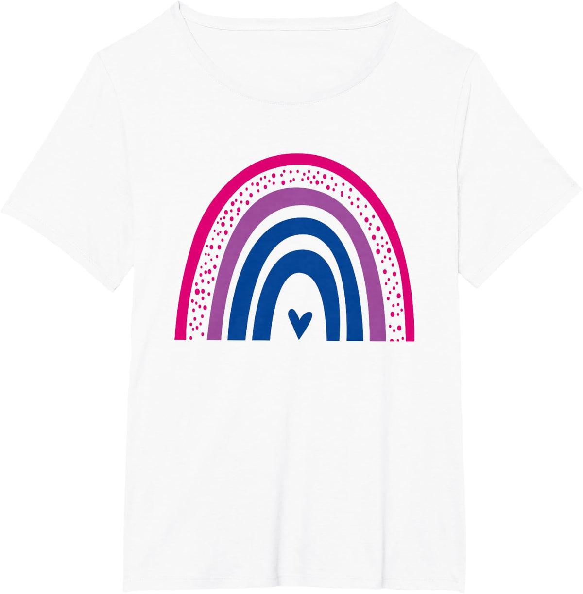 Bisexuality Queer Bi Pride Month Rainbow LGBT Bisexual T-Shirt - White