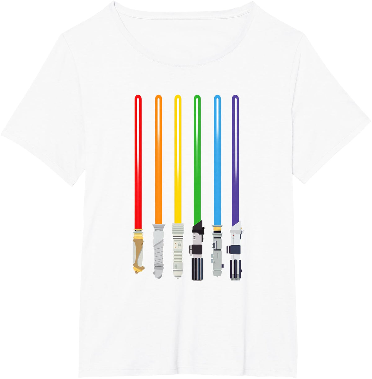 LGBT Flag - LGBTQ Gay Pride Flag T-Shirt - White