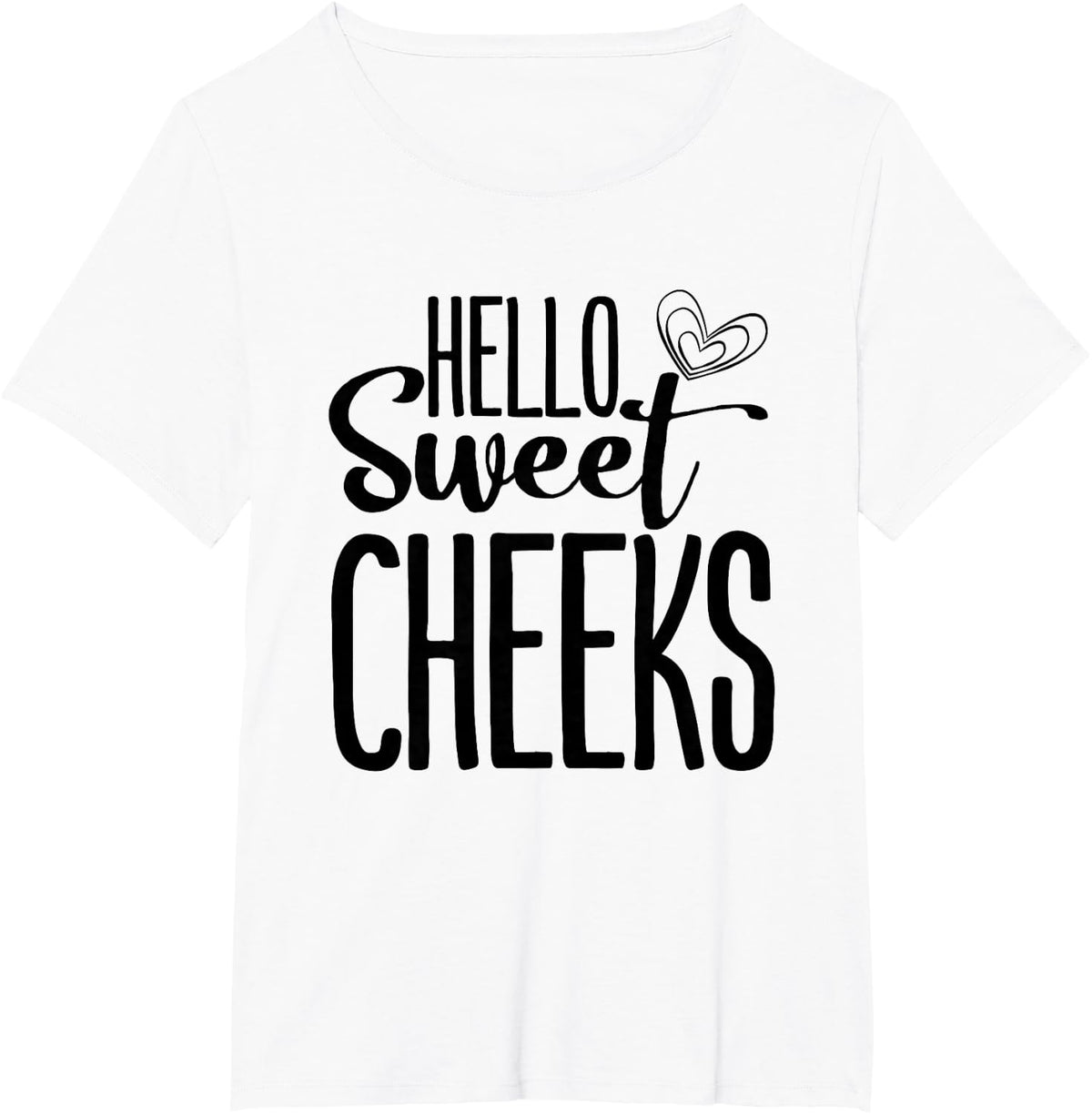 Hello Sweet Cheeks Back to School Teacher Gift T-Shirt - White