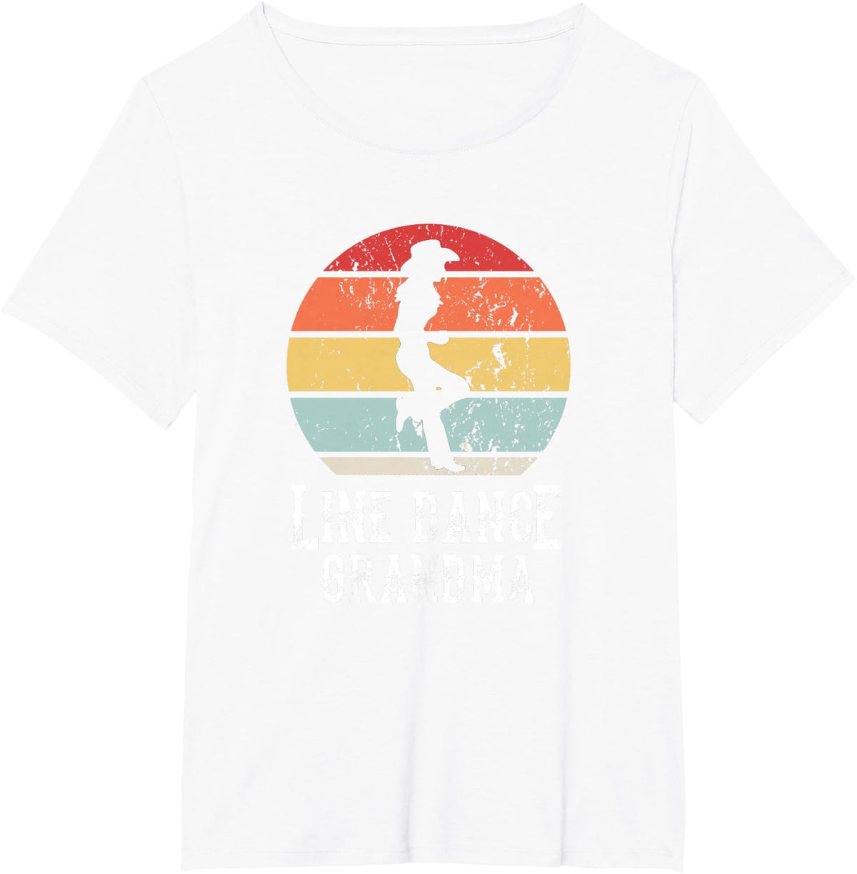 Line Dance Grandma T-Shirt - White